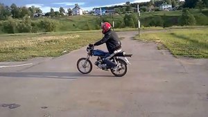 тюнинг мопеда альфа под кличкой бугель