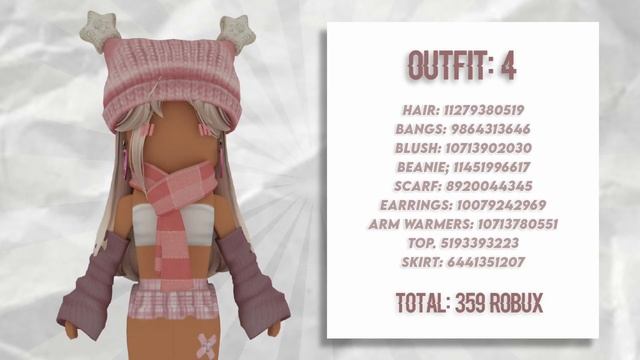 WINTER roblox outfits WITH CODES & LINKS || itslxse ♡ смотреть онлайн