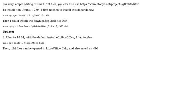 DBF viewer for Ubuntu (3 Solutions!!) смотреть онлайн