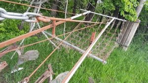 Окучивание картофеля культиватором с сетчатой бороной. Изготавливаю сетчатые бороны на заказ