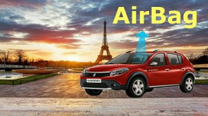 Снимаем подушку Renault Sandero Stepway