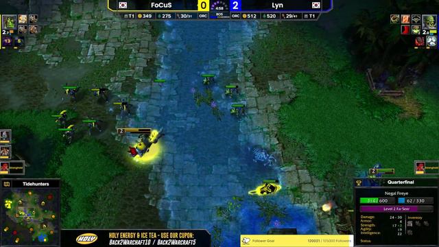 WC3 - [ORC] Lyn vs FoCuS [ORC] - Quarterfinal - $18,000 Don't Force Me Cup Global Finals смотреть онлайн