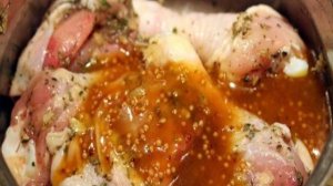 Курица с медом и горчицей