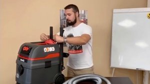 строительный пылесос starmix 1425, как крепить аксессуары