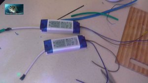 Светодиодный светильник на угловой аквариум.  Своими руками.