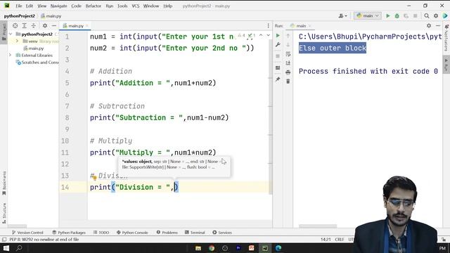 Python Calculator | Python Programming Lab | Python Coding #59