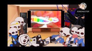 sans aus react to killer vs storyshift chara