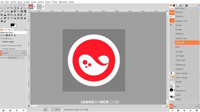 GIMP Tutorial: Embroidered Patch смотреть онлайн