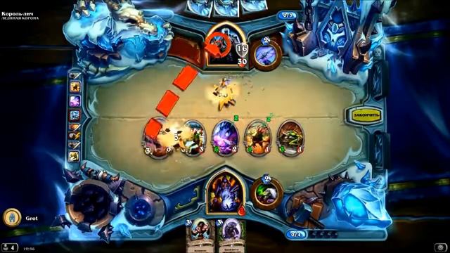 Король Лич Прохождение Чернокнижником Гайд Дешевая колода Hearthstone
