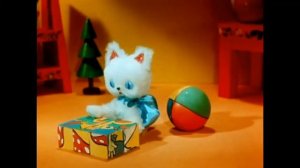 котёнок собирает кубики (с матом)