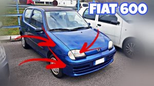 Fiat 600 Как снять Передний бампер + Переднее крыло+ фара Фиат 600