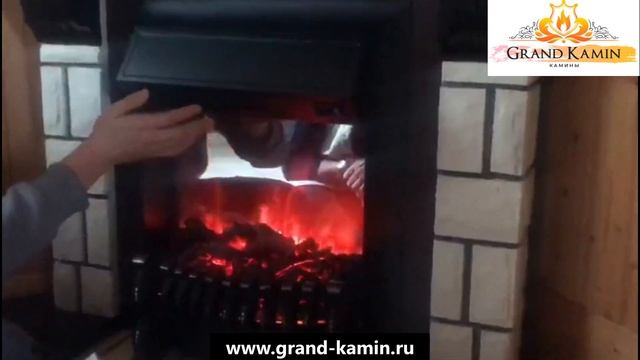 Отзыв о камине Stone New Corner с очагом Fobos Lux от Гранд Камин смотреть онлайн