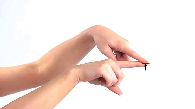 33. Изометрическое разгибание пальца в дистальном суставе.