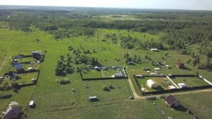 Деревня Желтухино с высоты птичьего полета