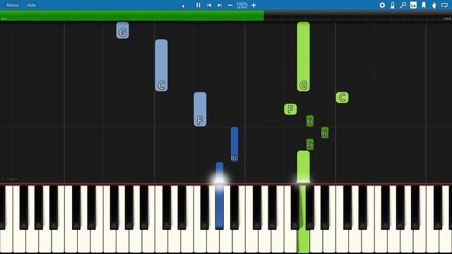 EASY piano tutorial "THE FORCE THEME" Star Wars, John Williams, with free sheet music смотреть онлайн