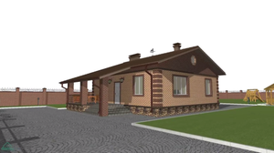 Проект удобного небольшого дома А-002-ТП