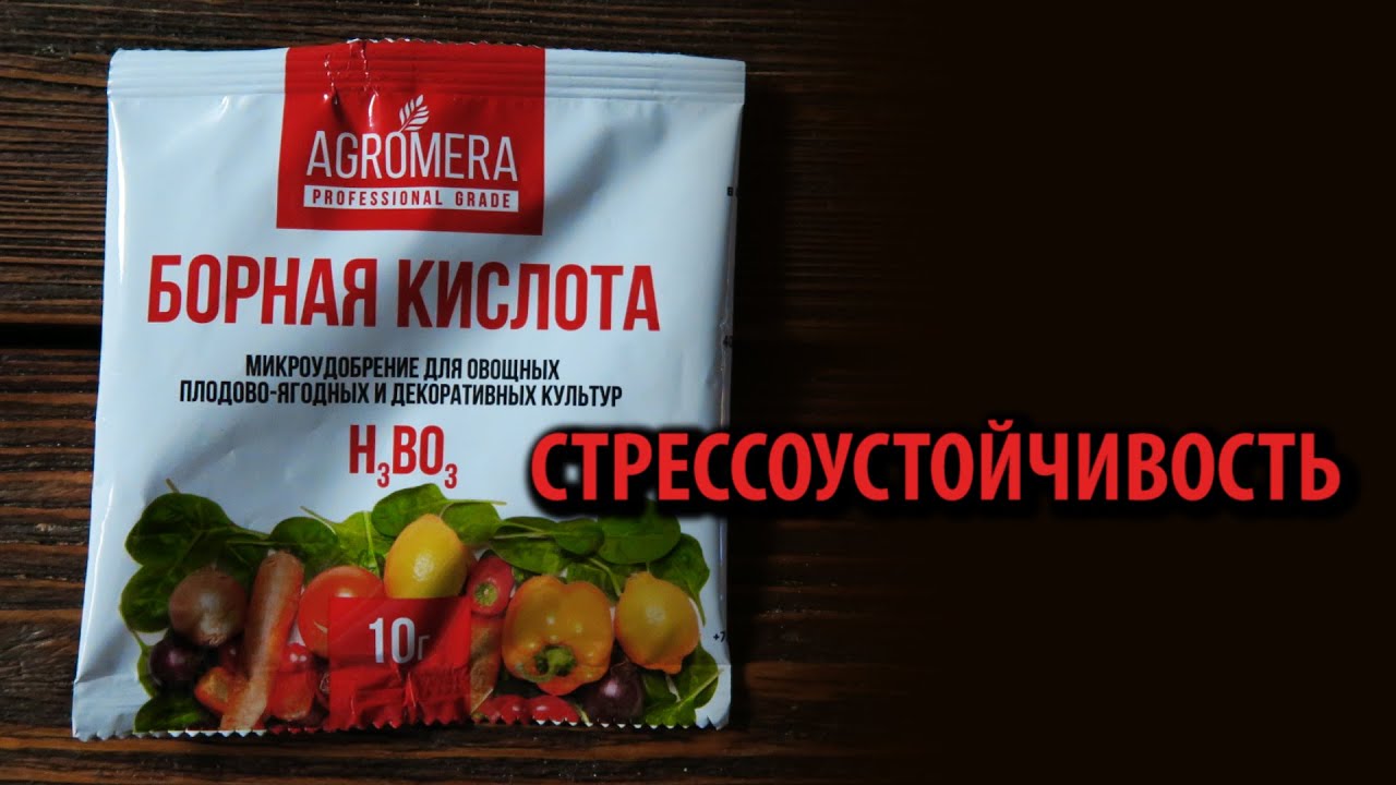 Борная кислота AGROMERA 10г