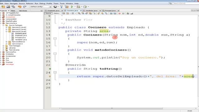 Ejercicio #24 Java.- Arreglo de objetos, operador instanceof y casting de objetos. смотреть онлайн