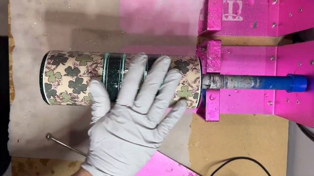 Shamrock Striped Tumbler w/ Custom Handle смотреть онлайн