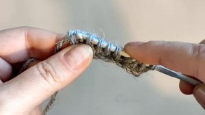 Тунисское вязание, основы. Урок 2. Учимся вязать узор "стежки"