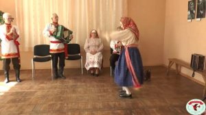 Сольная женская пляска - Клуб гармонистов Хромочка.