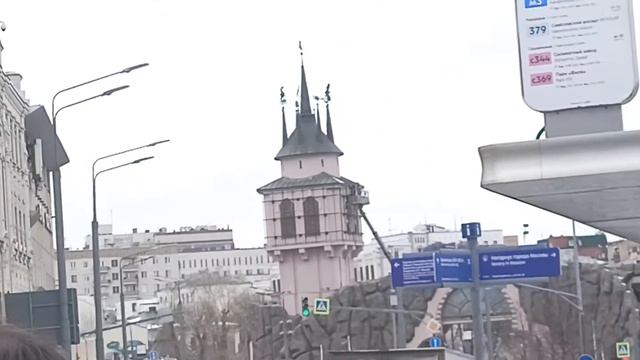 Район метро Баррикадная. Москва