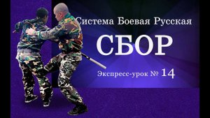 Экспресс-урок № 14 в Системе СБОР «Нейтрализация противника, вооруженного палкой»