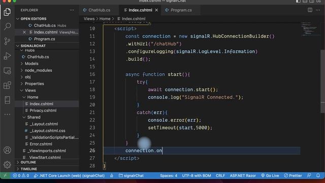 Asp NET SignalR ile Basit Bir Chat Uygulaması | Ne işe yarar ki bu SignalR смотреть онлайн