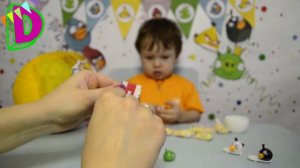 Энгри Бердс огромное яйцо с сюрпризом открываем игрушки Giant surprise egg ANGRY BIRDS toys