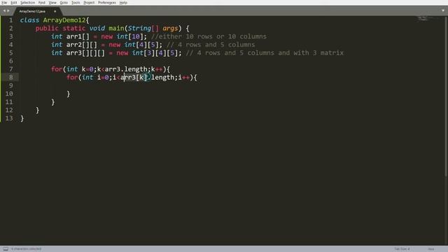 Java Array Part-7 (3 Dimensional Array - Declaration, Initialization - Practical Demo)