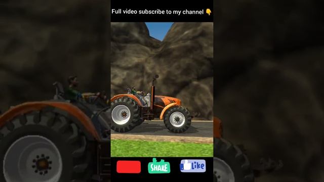 Real Cargo Tractor Pulling Simulator - Offroad Chained car Towing Rescue #games #tractorgames