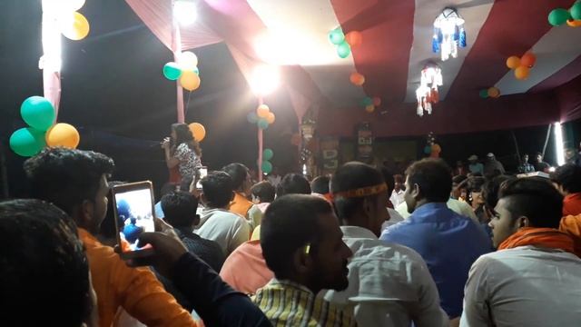 Sakshi Raj ne apne stage show me devi git gakar garda machaya смотреть онлайн