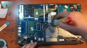 HP 250 G7 How to disassemble and reassemble laptop. Cleaning the notebook from dust.