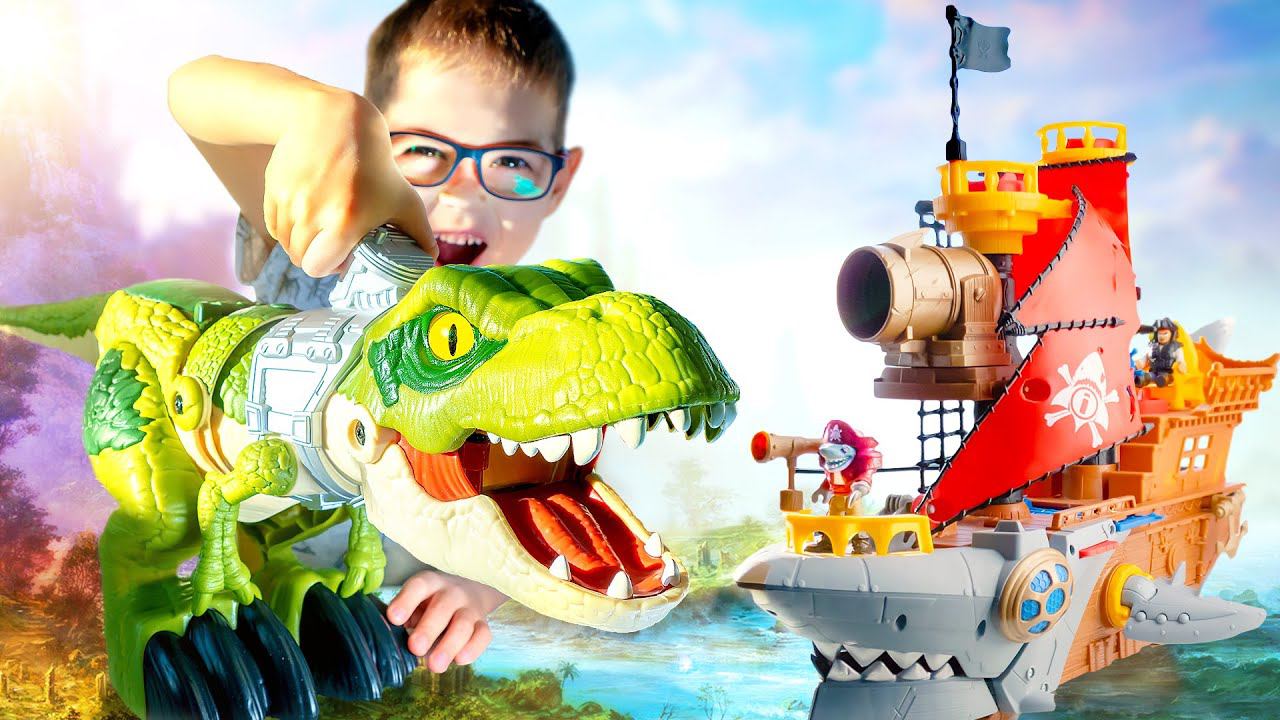 Глеб играет в игрушки IMAGINEXT #ErikShow