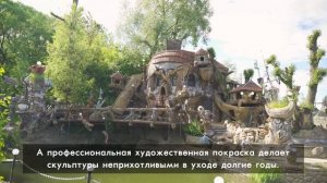 Скульптуры из архитектурного бетона в сказочном подворье "ВИХЛЯНДИЯ" I ART BERENDEEVO STUDIO