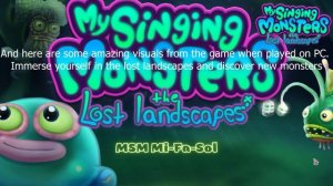 My Singing Monsters The Lost Landscape Download