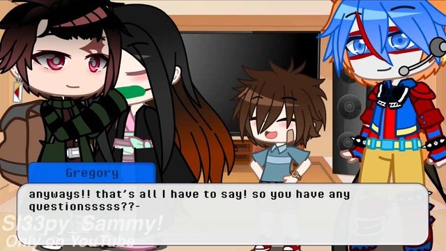 Demon Slayer Reacts To Security Breach | FNaF | Gacha Club смотреть онлайн