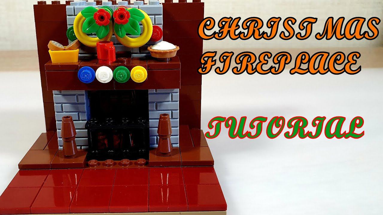 CHRISTMAS MOC - HOW TO BUILD CHRISTMAS FIREPLACE FROM LEGO смотреть онлайн