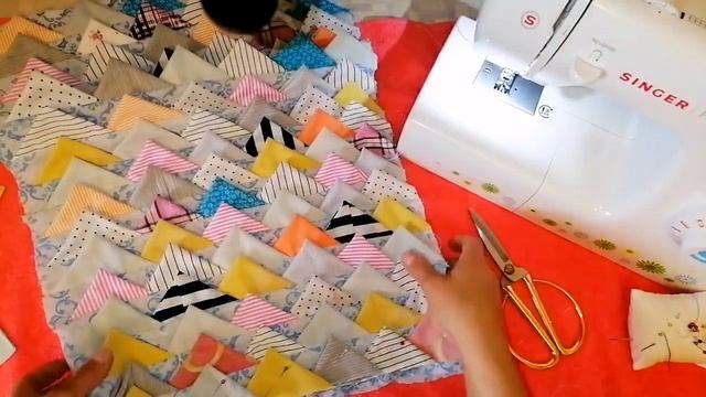 Снова использую не нужные лоскутки? Настоящее удовольствие для рукодельниц смотреть онлайн