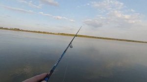 Рыбалка  на реке Томь. Ловля окуня на отводной поводок. Спиннинг с берега.