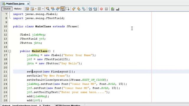 Java Swing Tutorial 12 || How to create Buttons using JButton Class In Java || Java Swing смотреть онлайн