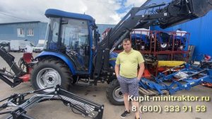 Обзор Трактора Dong-Feng 404 с навесным экскаватором