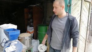 Как я делаю зерносмесь для  кур Ломан Браун.