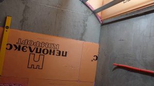 завершение работ со скамьей в хамаме