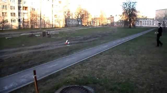 Первая модель самолета из потолочки