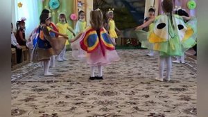 Танец Бабочек. Весенний танец. Старшая группа.