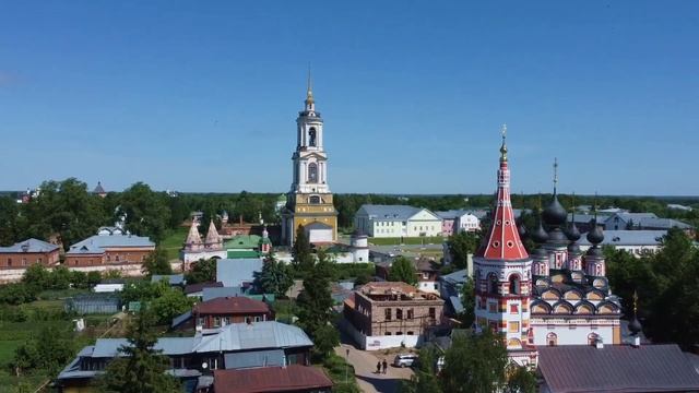 Летний Суздаль. Съемка с дрона. смотреть онлайн