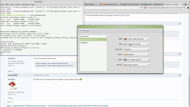 user question: how to set up default app by mime type for linux mint смотреть онлайн