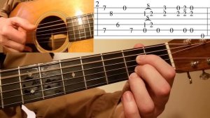 Deep River Blues - Traditional FINGERSTYLE Tune | Bluegrass Guitar Lesson with TAB