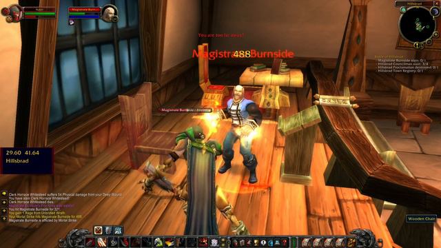 Battle of Hillsbrad WoW Classic Magistrate Burnside, Hillsbrad Town Registry смотреть онлайн